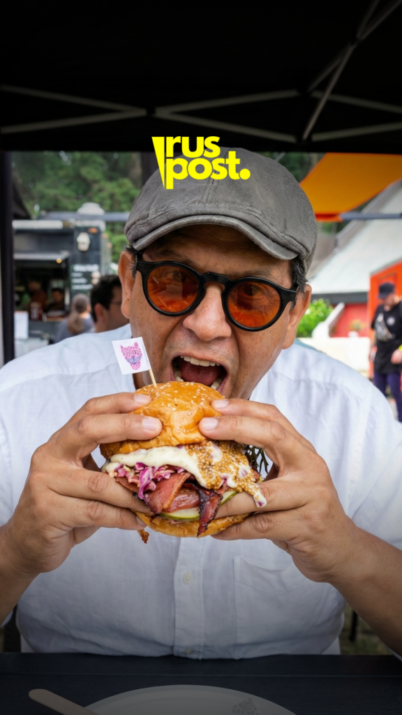 Stand grilltrailer, rosatrigrecl